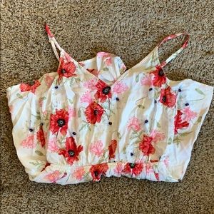H&M flowered romper